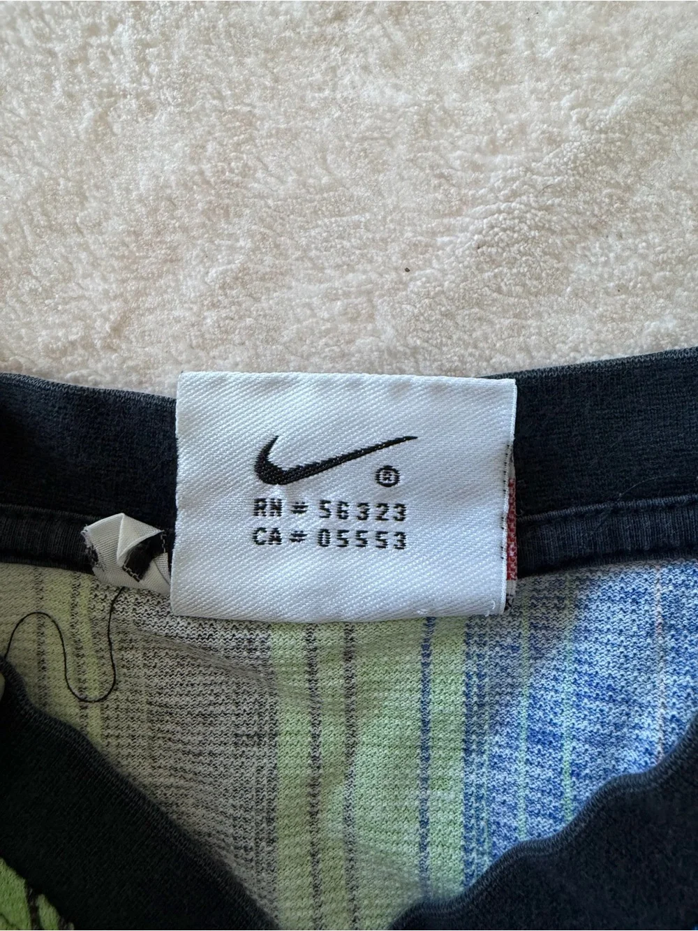 VTG Nike Retro Swoosh Rare Multi Color Tshirt